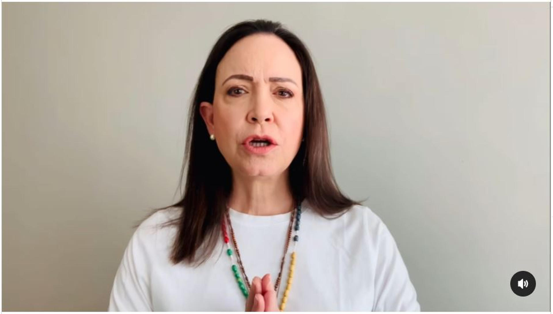 María Corina Machado: los días del chavismo en el poder «están contados y no son muchos»