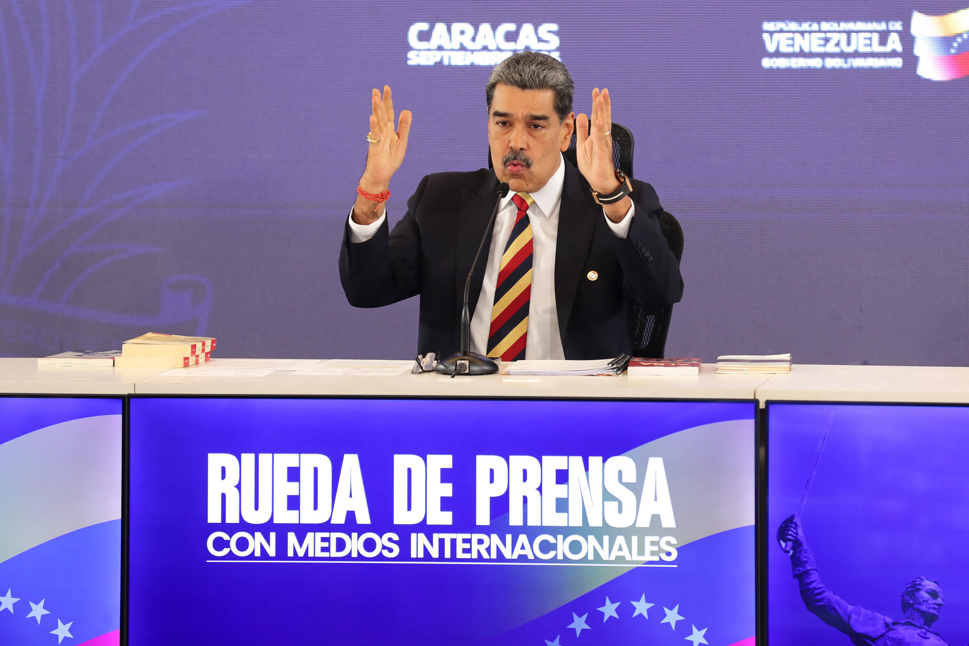 Maduro afirma que Venezuela enfrenta la «más grande amenaza» del continente en un siglo
