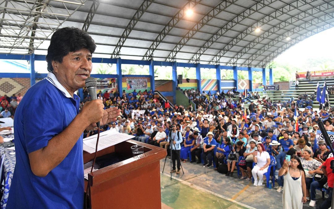 Evo Morales asegura que es «la primera opción» electoral en Bolivia pese a inhabilitación