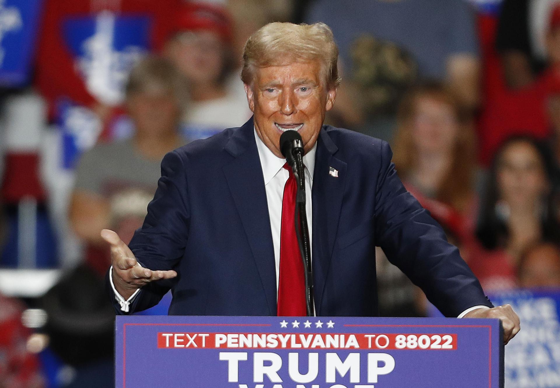 Trump enojado con Harris tras acusarlo de que “no hizo nada» en inmigración y la frontera