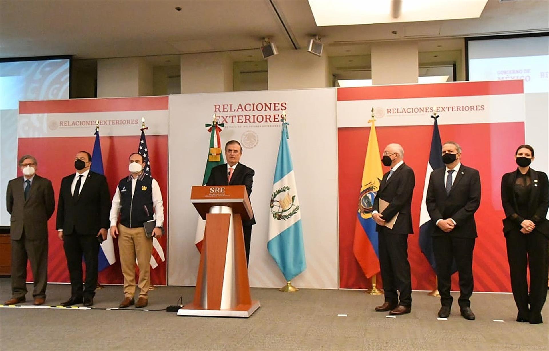 México y países de Centroamérica crean grupo de acción contra trafico humano