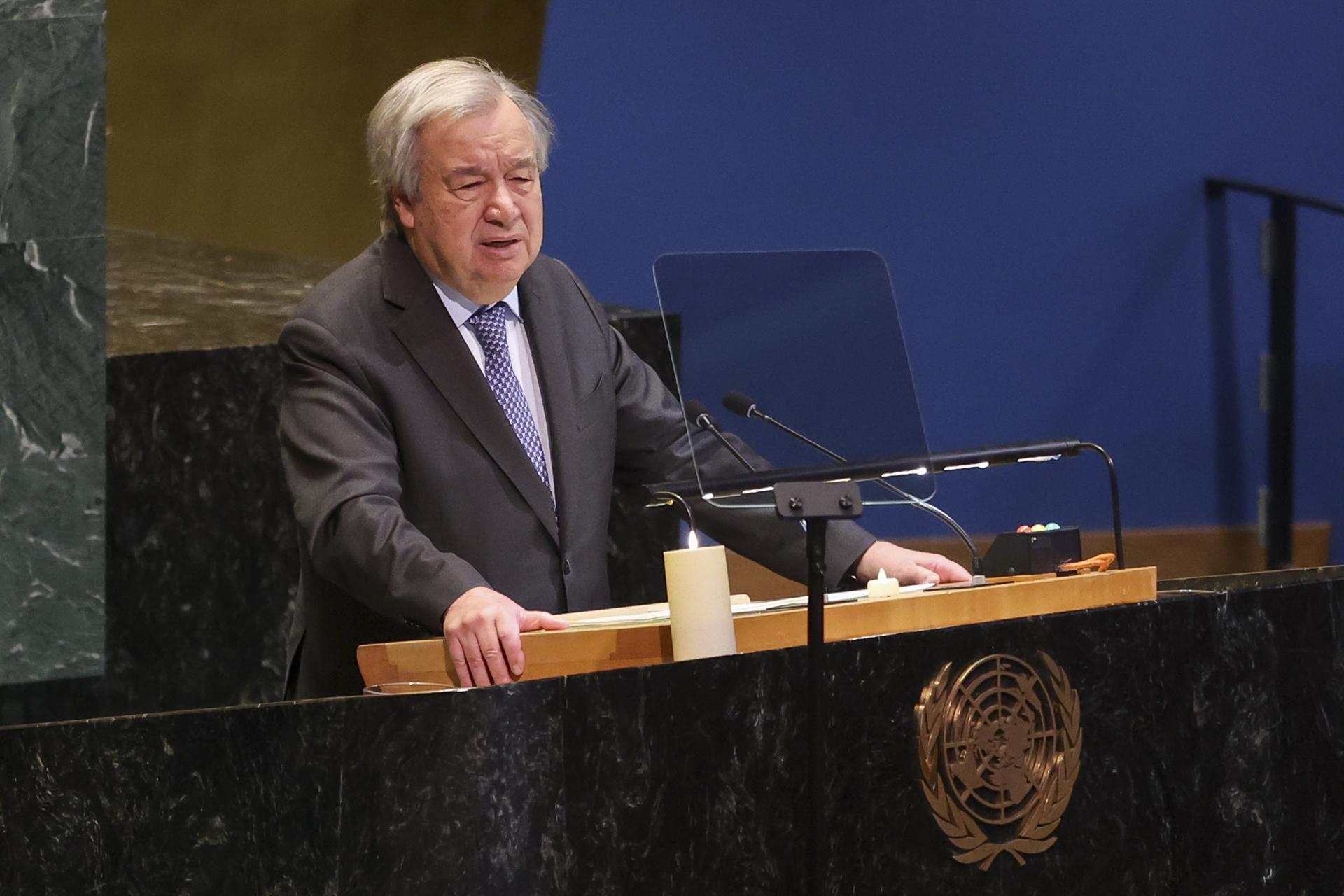 Guterres predice un 2026 de «caos» y dice que «solo ONU puede autorizar uso de la fuerza»