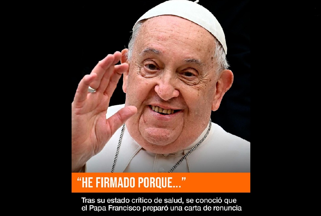 El papa firmó una carta de renuncia en marzo de 2013, no en febrero de 2025