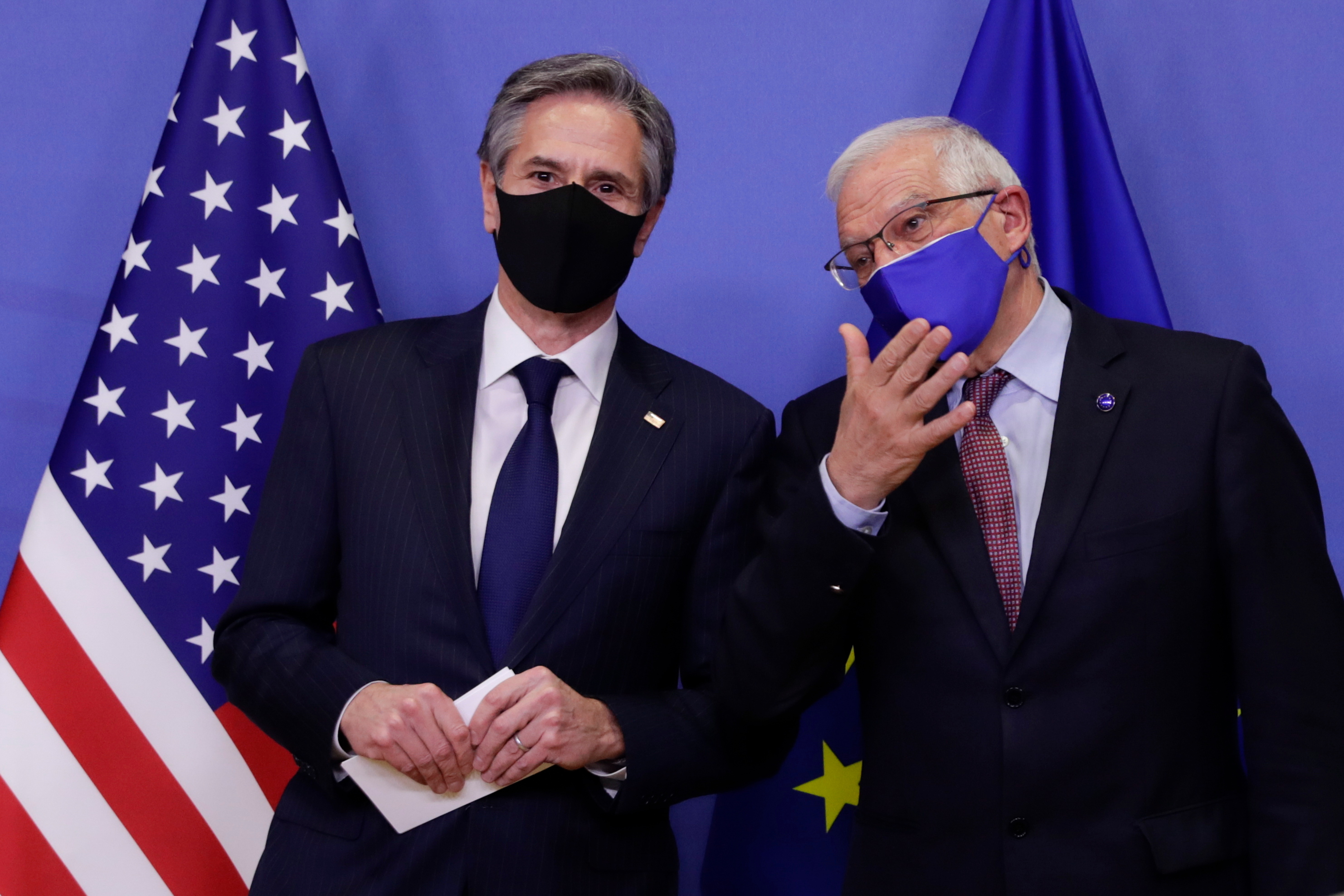 Blinken y Borrell coordinan sus planes de respuesta a Rusia si ataca Ucrania