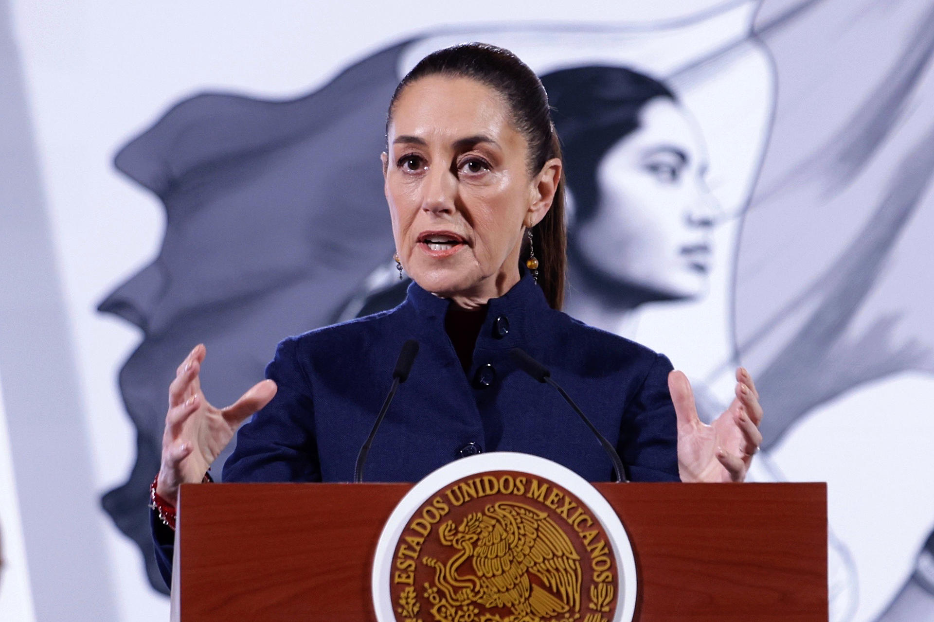 Sheinbaum pide «no asociar migrantes con violencia» en México ante las medidas de Trump