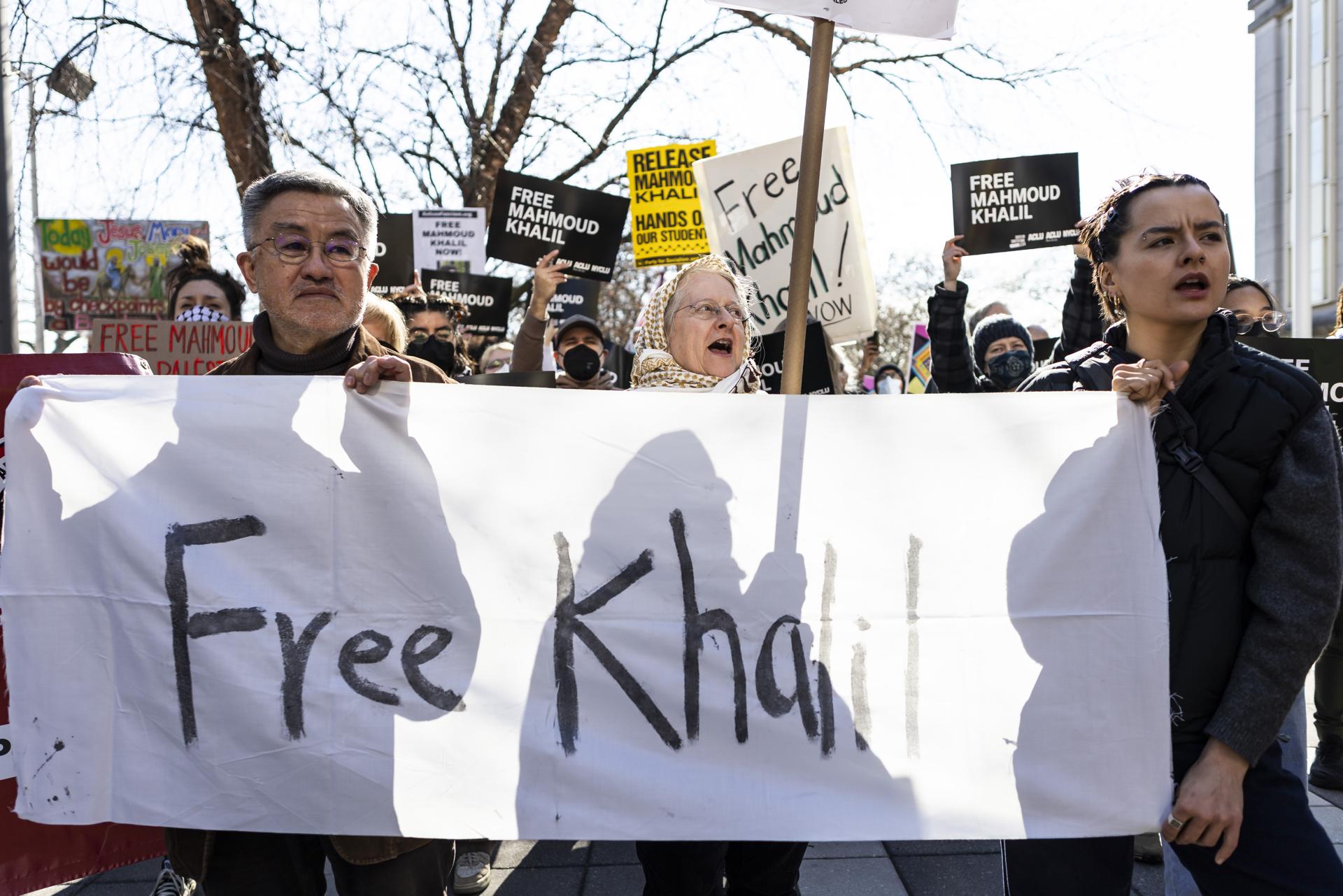 El activista palestino Mahmoud Khalil es liberado tras varios meses en cárcel migratoria