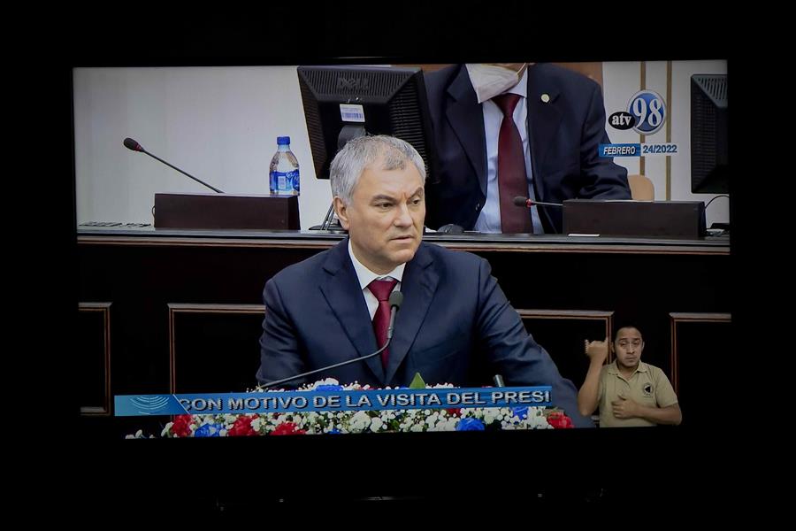Rusia invadió Ucrania para «prevenir una guerra a gran escala», dice Volodin