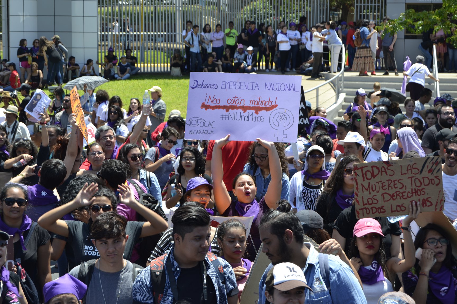 La última marcha por el #8M en Nicaragua: De la lucha por la igualdad al grito por la libertad