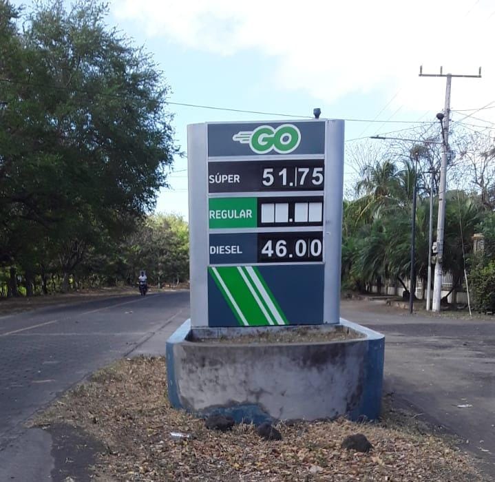El litro de gasolina supera los 51 córdobas en la Isla de Ometepe