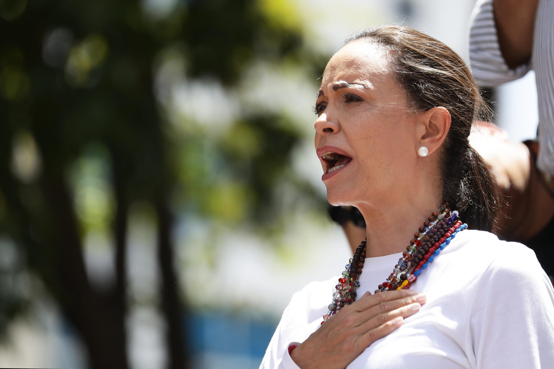 La líder opositora María Corina Machado pide a México que exhorte a Maduro a reconocer el resultado electoral
