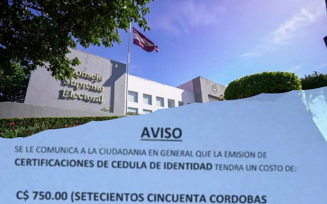 Dictadura aumenta 150% el costo de certificación de cédula