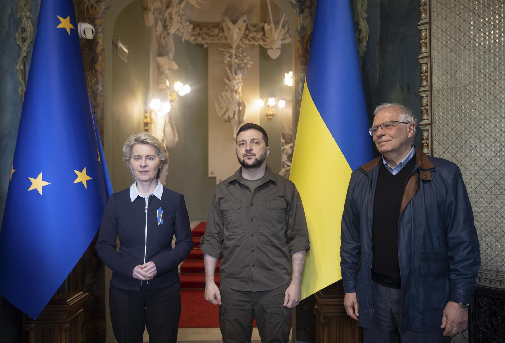 Von der Leyen promete a Zelenski acelerar el examen sobre candidatura de Ucrania a la Unión Europea