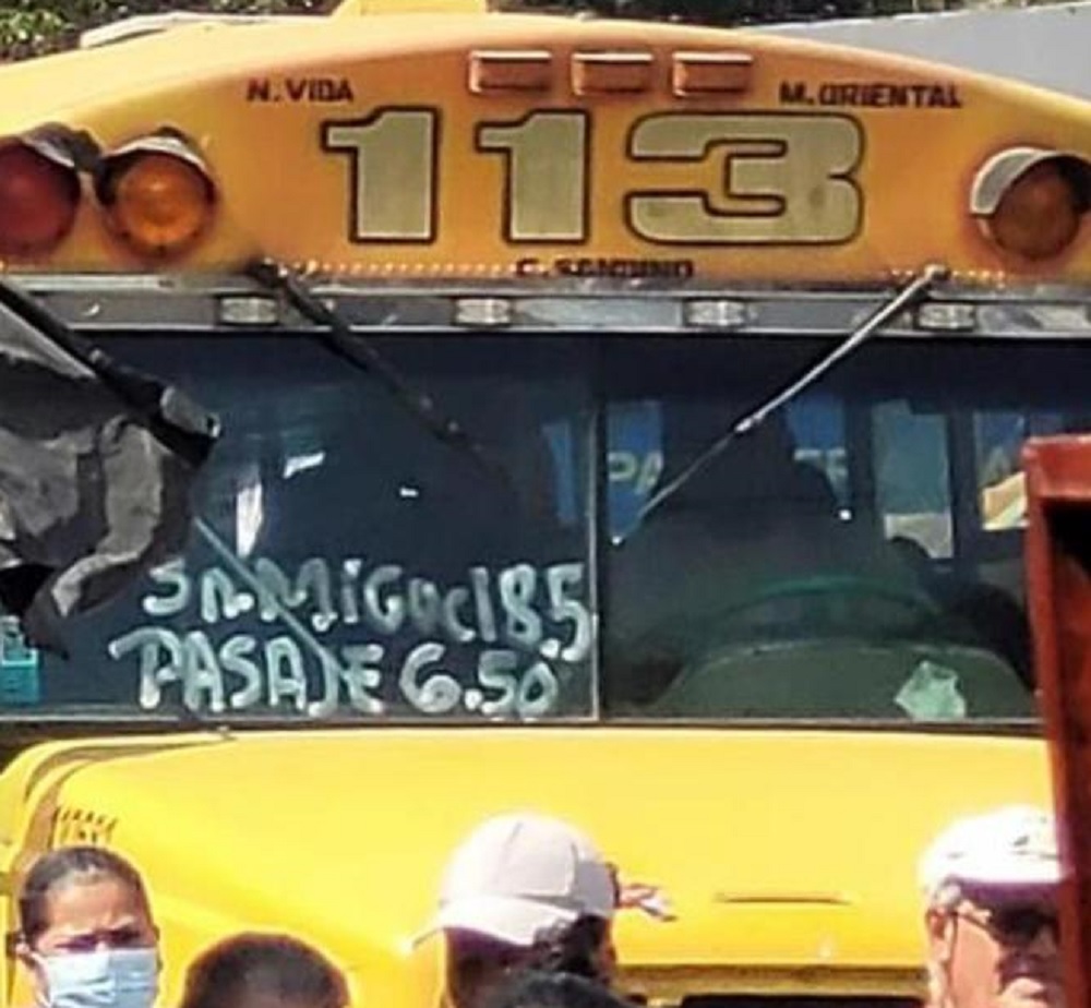 Aumenta el precio del pasaje interurbano en Nicaragua en plena Semana Santa