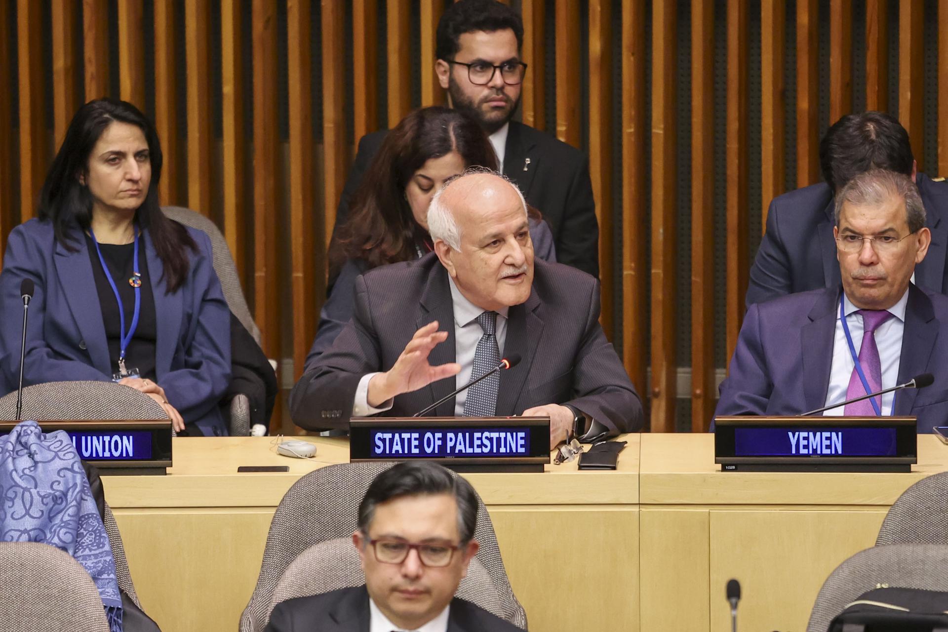 Palestina en la ONU: «No hay poder en la Tierra que pueda expulsarnos de nuestra patria»
