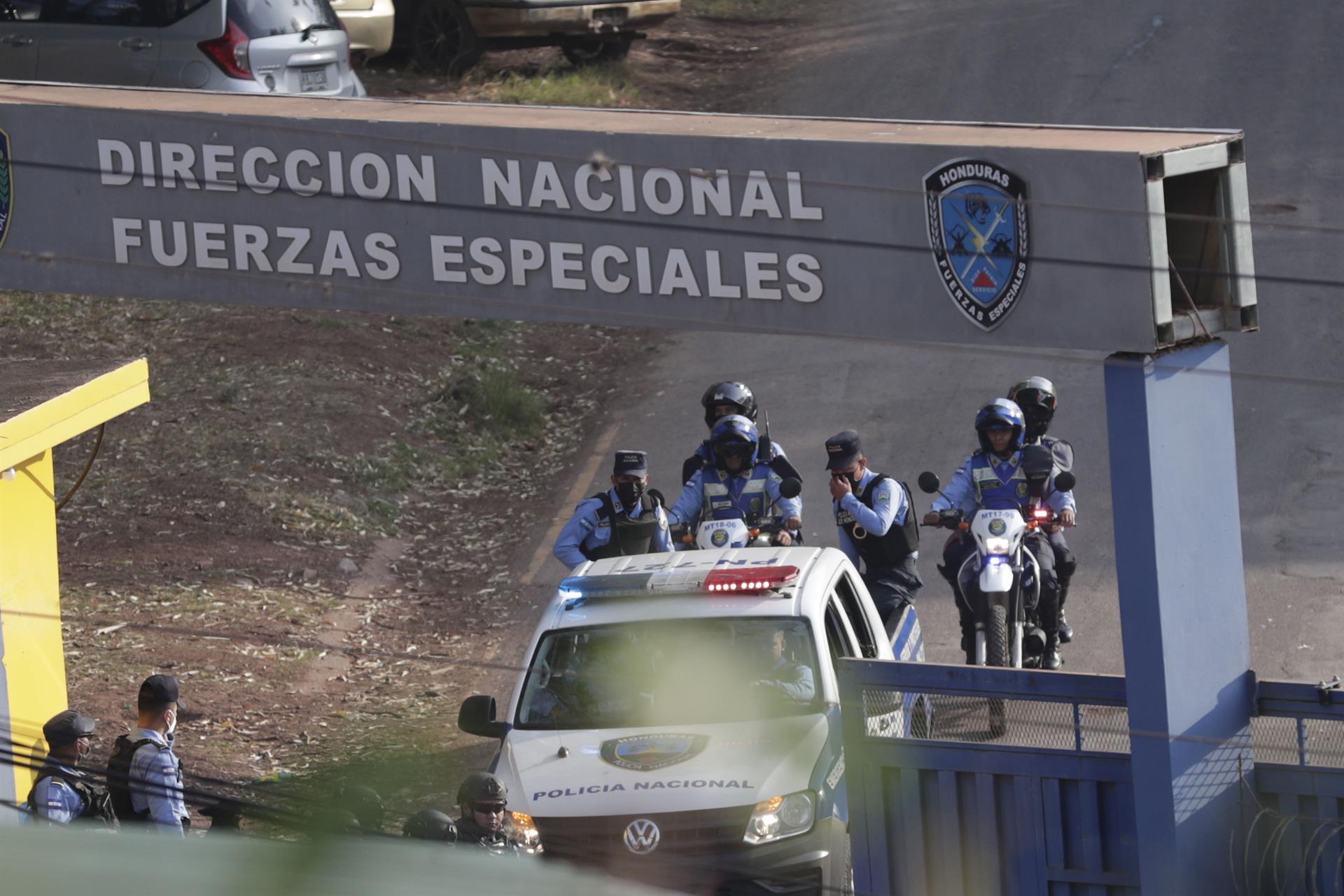 Realizan un simulacro sobre la extradición de Juan Orlando Hernández a EE.UU.