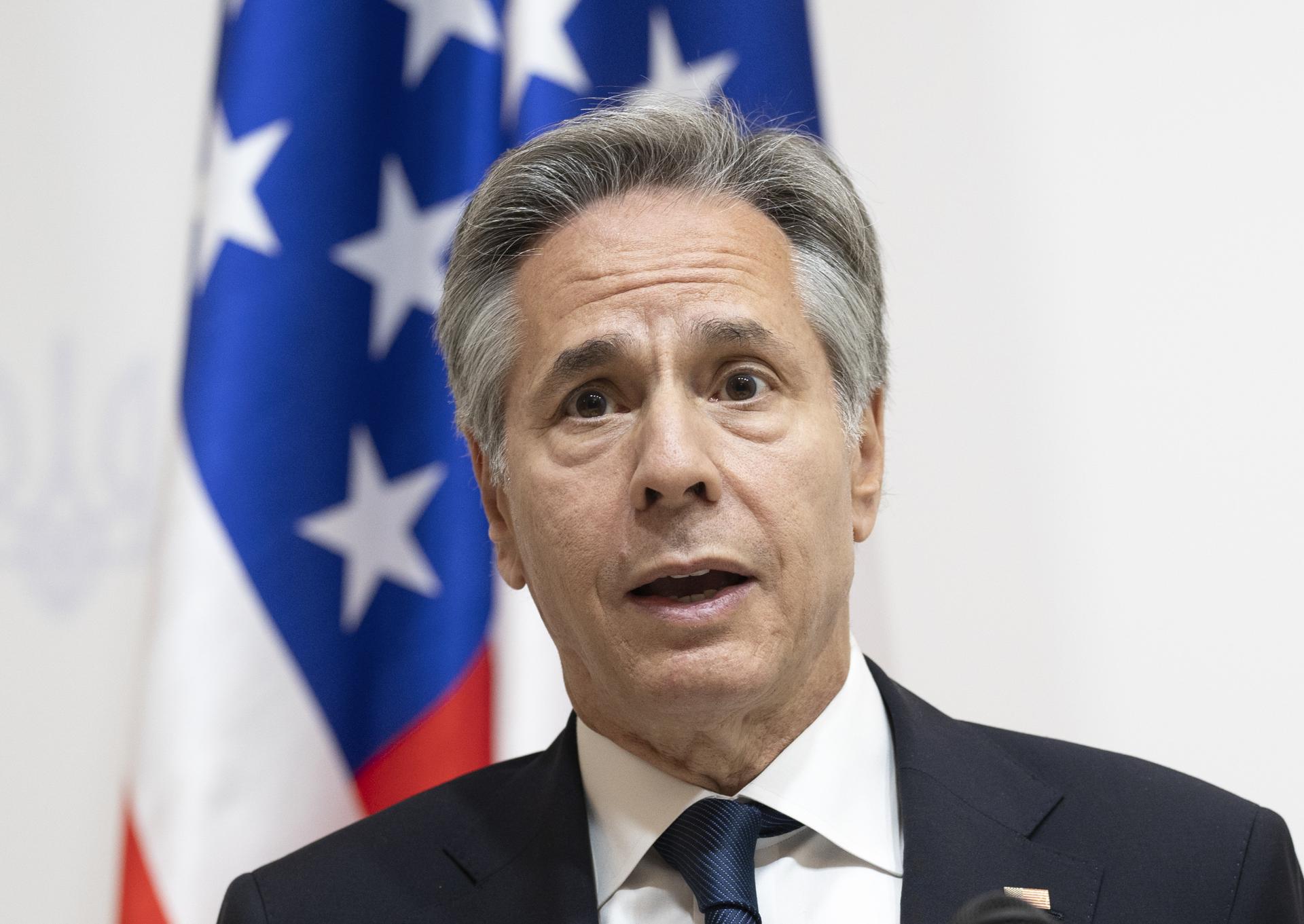 Blinken dice que la tregua es la única forma para que no haya más muertos civiles en Gaza