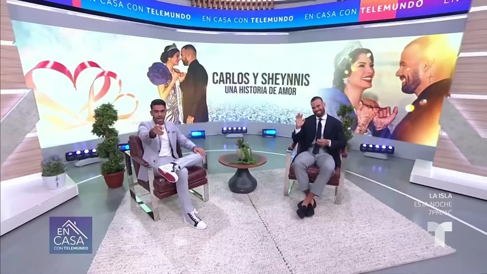 Carlos Gómez habla sobre su noviazgo con Sheynnis Palacios