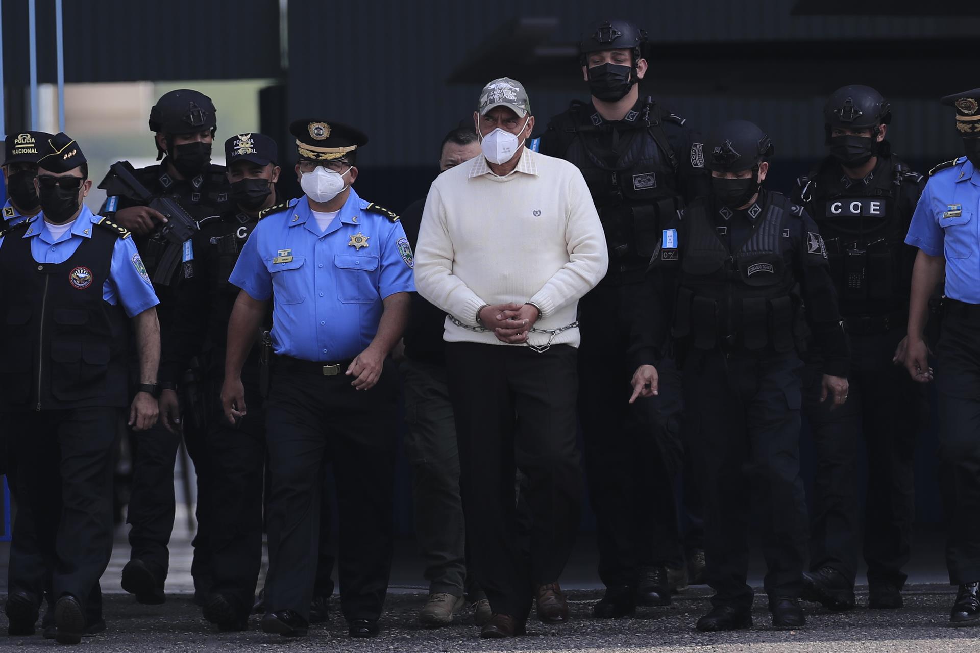 Exdirector de la Policía de Honduras es extraditado a EE.UU. por narcotráfico