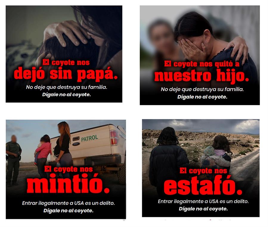 Estados Unidos advierte en una nueva campaña que es delito entrar de forma ilegal al país
