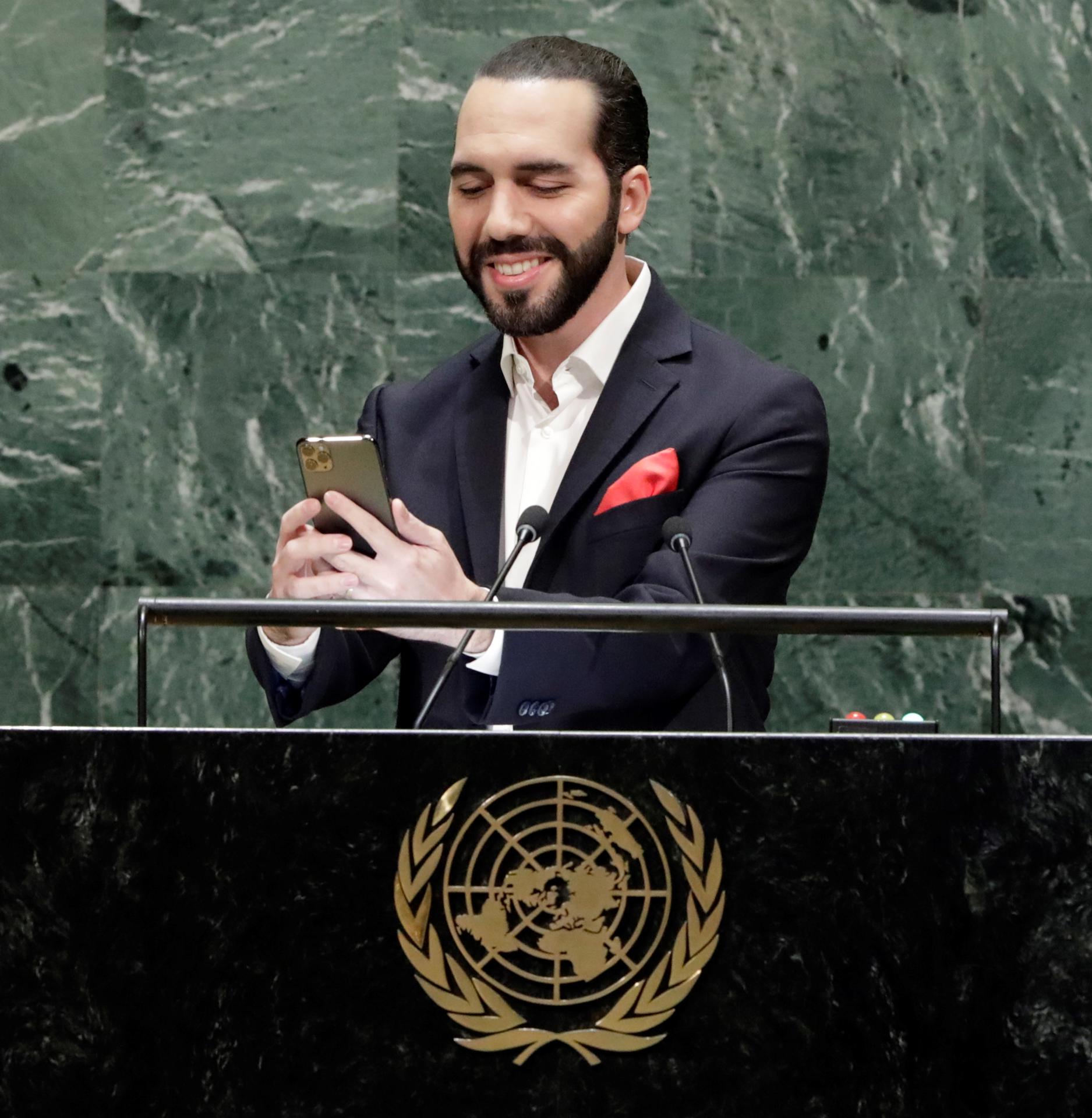 Bukele, ausente en Asamblea de la ONU por primera vez en seis años de gobernar El Salvador