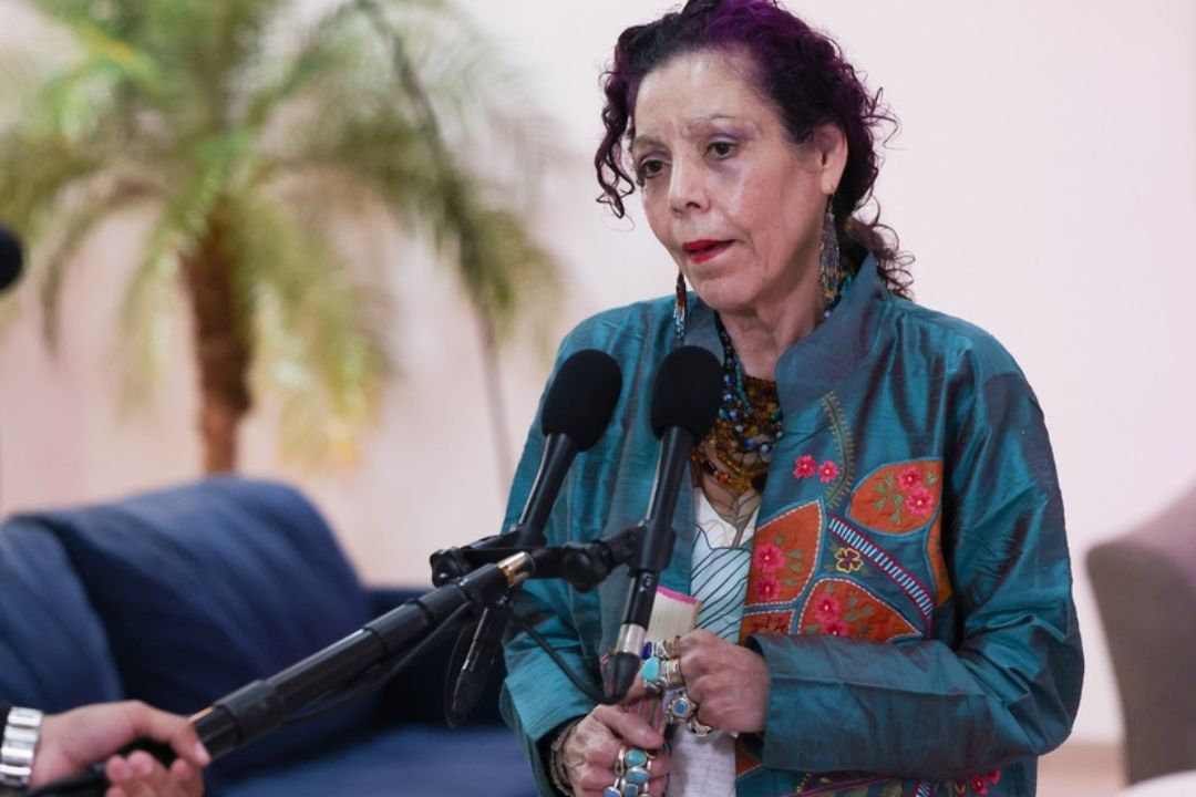 Rosario Murillo lanza críticas camufladas a la Administración Trump por ataques contra Irán