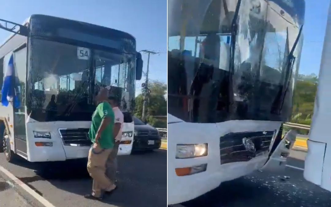 Nuevos buses chinos se estrenan con choques antes de llegar a Managua
