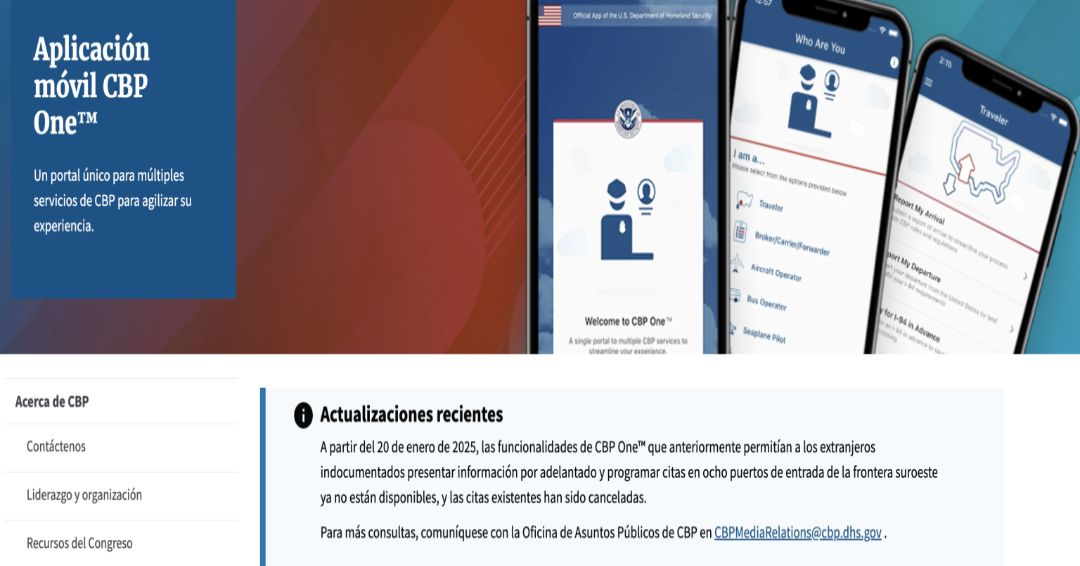 Migrantes quedan en el limbo:  la CBP One deja de funcionar y cancelan las citas agendadas