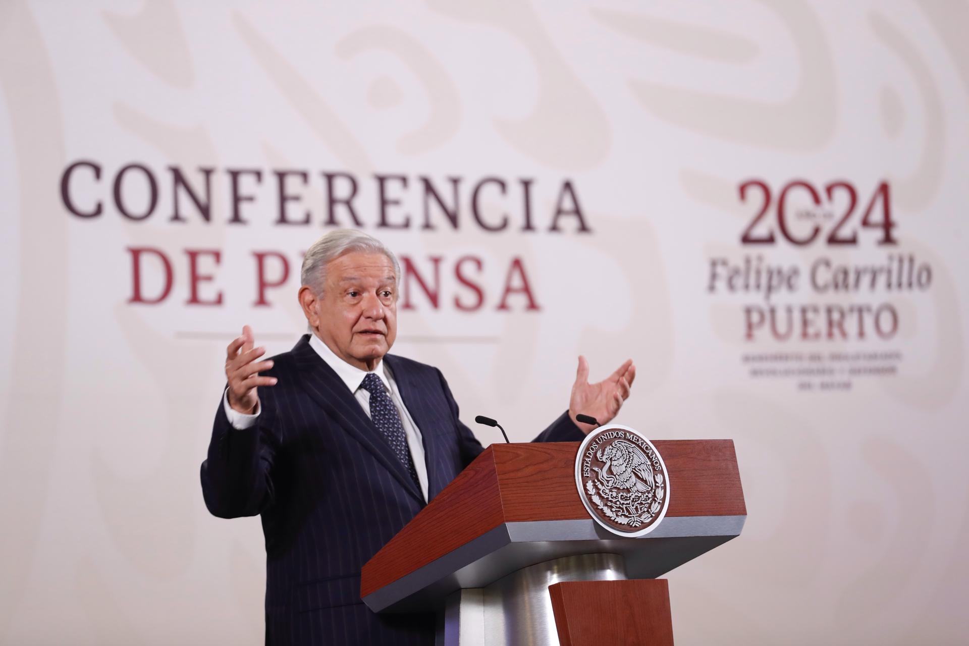 López Obrador cuestiona la represión de EE.UU. contra manifestantes a favor de Palestina