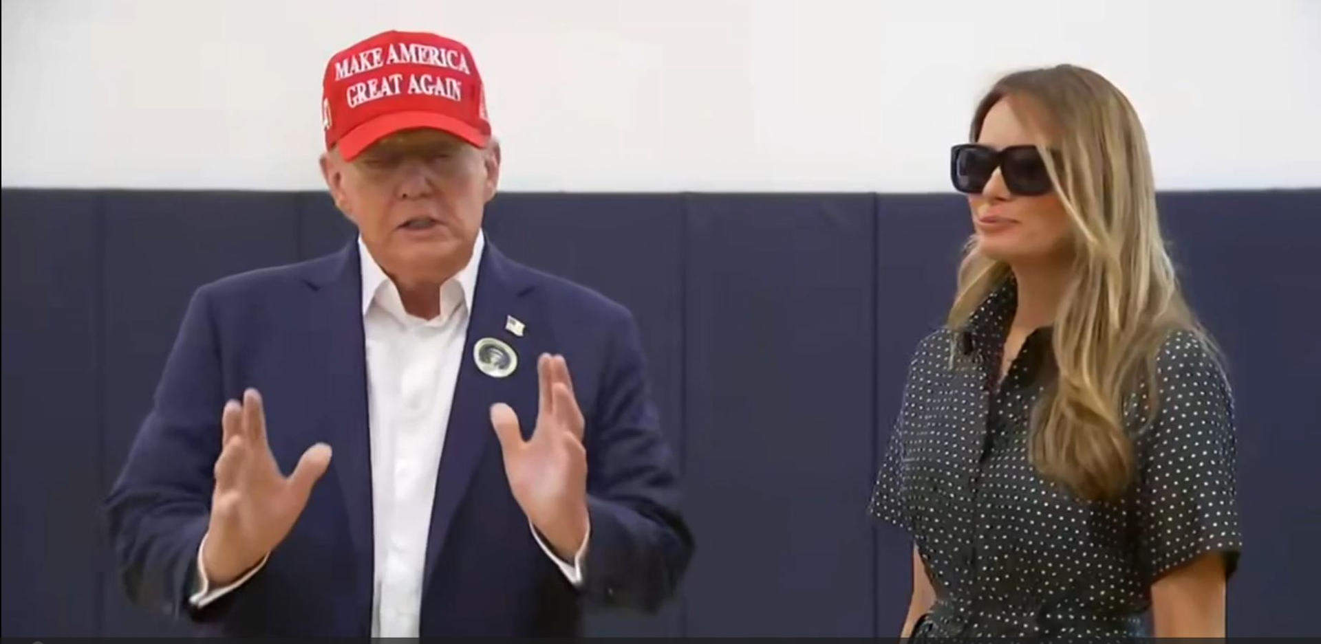 Trump afirma que «será una gran victoria», luego de depositar su voto en Florida