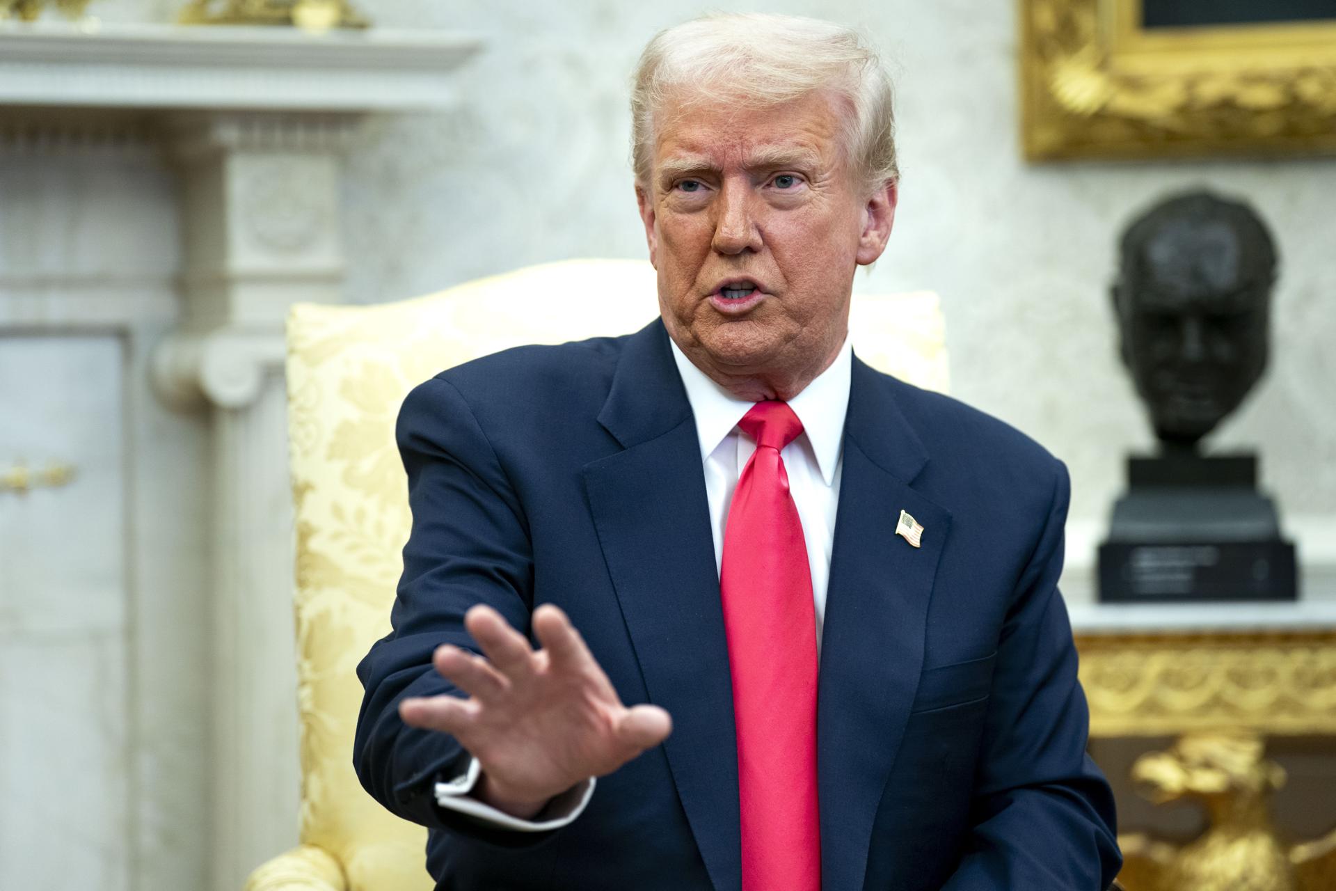 Donald Trump asegura que «nadie está expulsando a ningún palestino» de Gaza