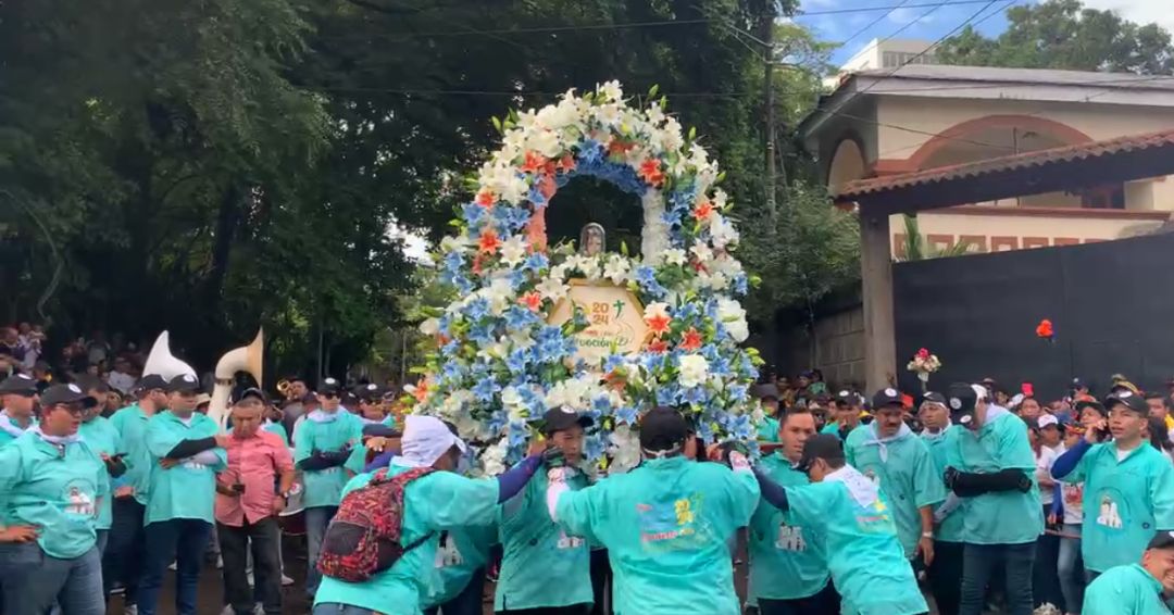 Santo Domingo de Guzmán baja a Managua en medio de la represión policial a la Iglesia católica