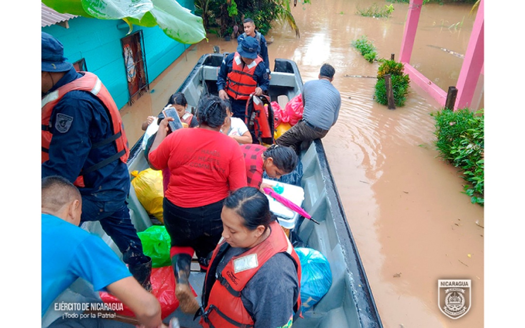 Más de 230 personas evacuadas por inundaciones en el Caribe Sur de Nicaragua