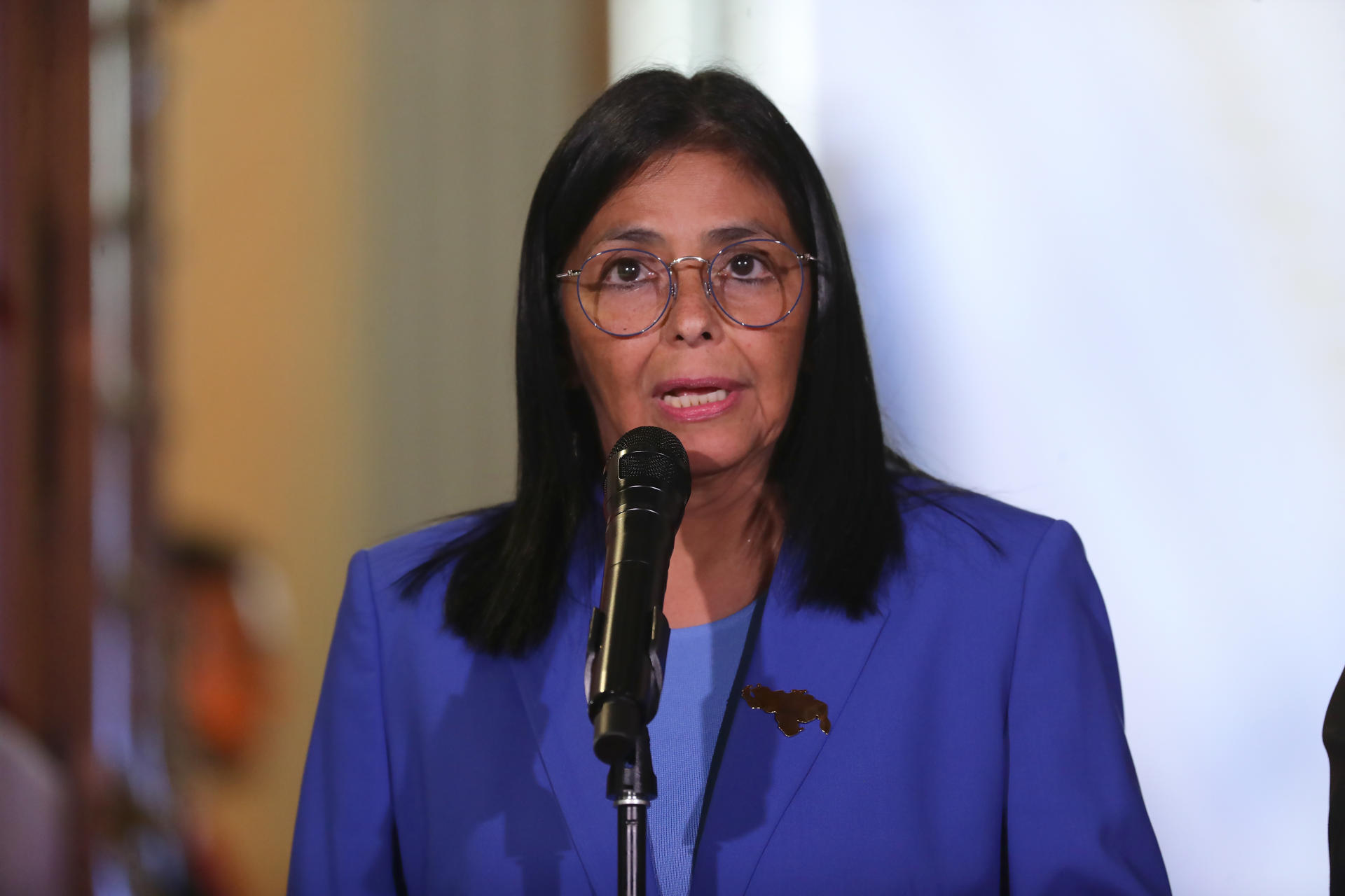 Delcy Rodríguez agradece a Donald Trump por su «amable disposición» de trabajo conjunto