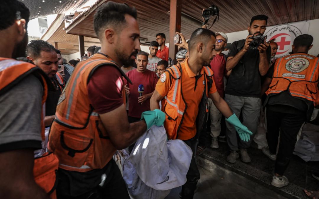 Once muertos, con dos cuerpos de niños irrecuperables, por el ataque israelí en Gaza
