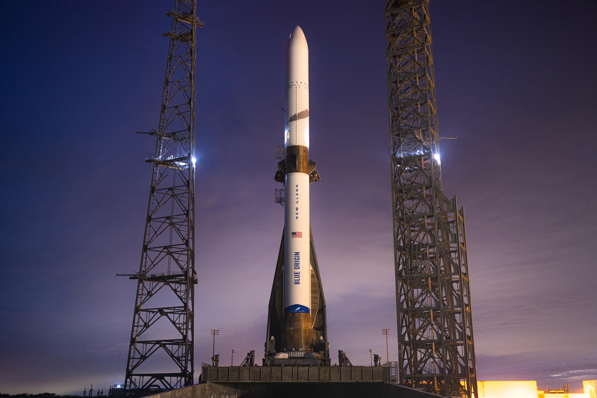 Blue Origin retrasa para el jueves el lanzamiento del New Glenn tras fallo técnico