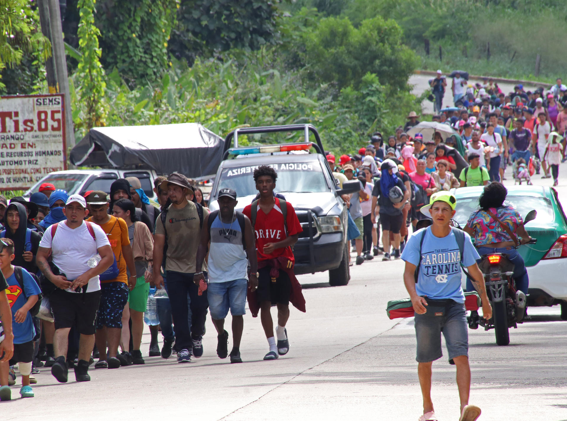 Las caravanas migrantes se multiplican en la frontera sur de México antes de Trump