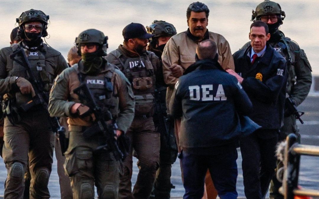 Nicolás Maduro llega al tribunal federal de Manhattan para su primera audiencia