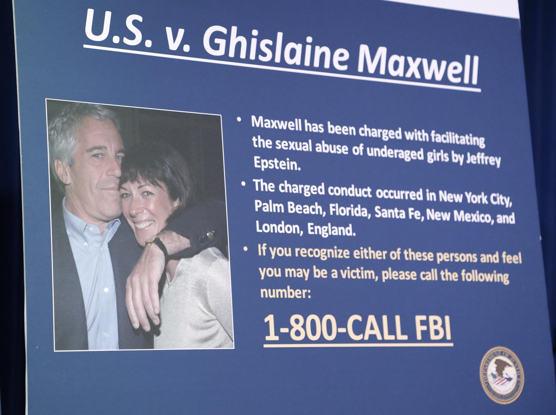 Exnovia de Jeffrey Epstein ve su segunda reunión con fiscal de EEUU como «una oportunidad»