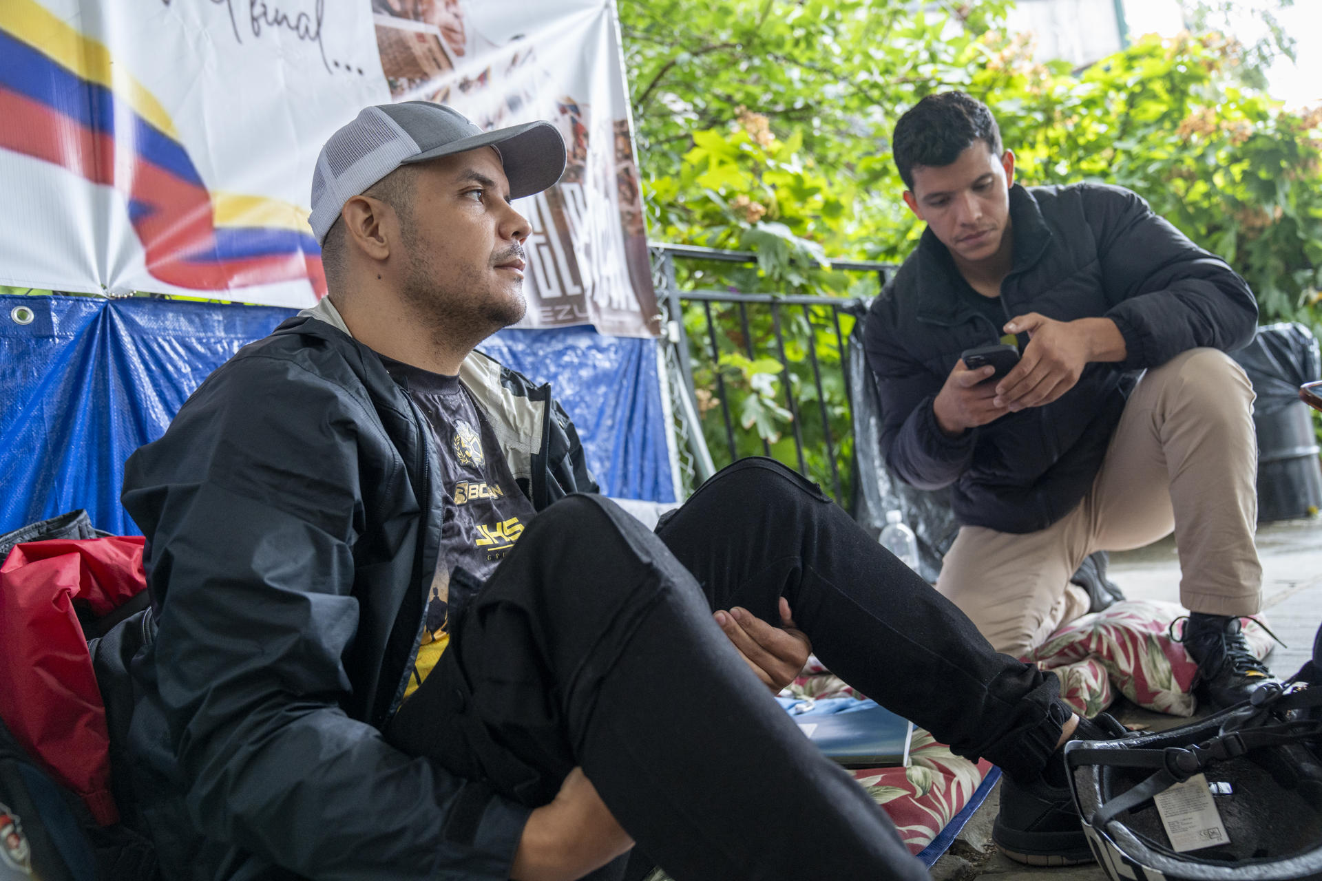 Dos venezolanos en huelga de hambre frente a la ONU piden que Consejo trate crisis en Venezuela