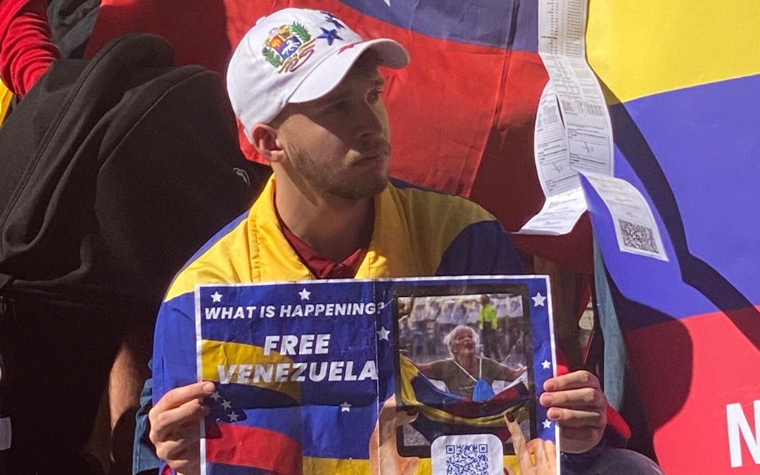 Los venezolanos se manifiestan en Australia contra el «fraude» electoral en Venezuela