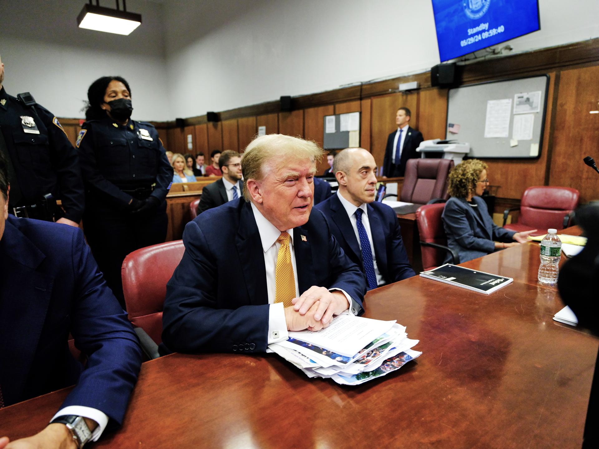Jurado del juicio penal en Nueva York contra Trump empieza a deliberar