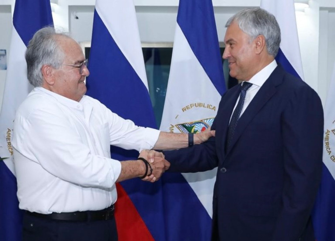 Rusia está interesada en una Nicaragua fuerte, dice el presidente de la Duma rusa