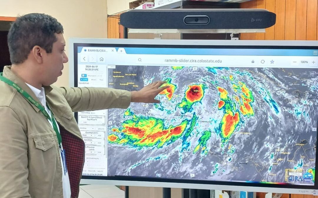 Un potencial ciclón tropical provocará lluvias toda la semana en Nicaragua