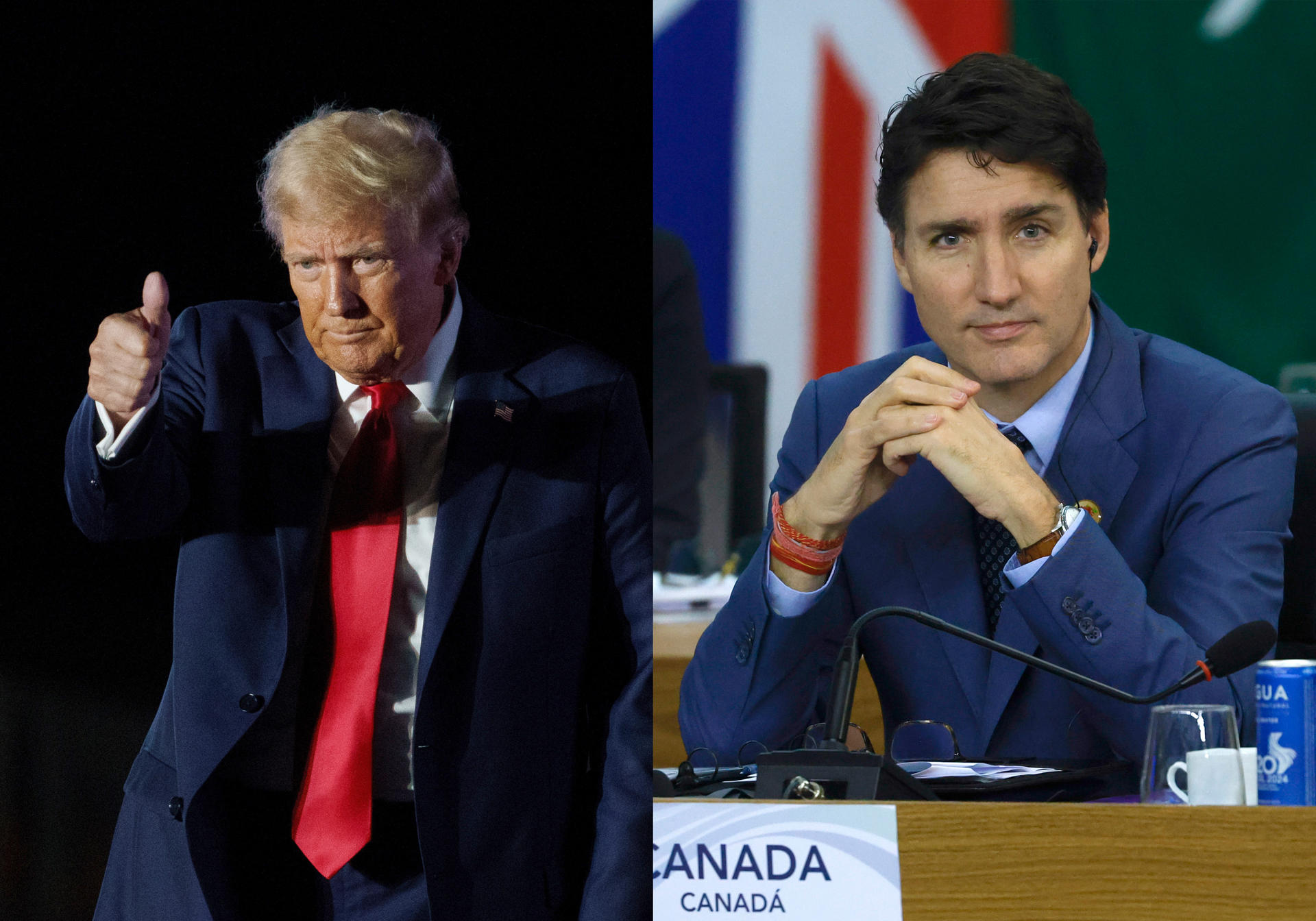 Trump trolea de nuevo a Trudeau al llamarlo «gobernador del gran estado de Canadá»