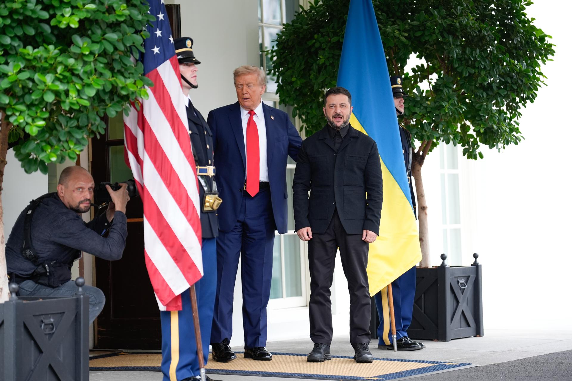 Donald Trump recibe a Zelenski antes de reunión crucial para tratar de buscar la paz en Ucrania