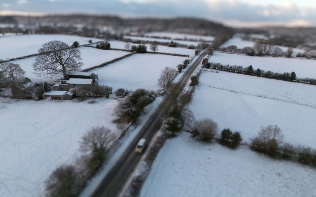 Alerta naranja en el Reino Unido por frío y nieve