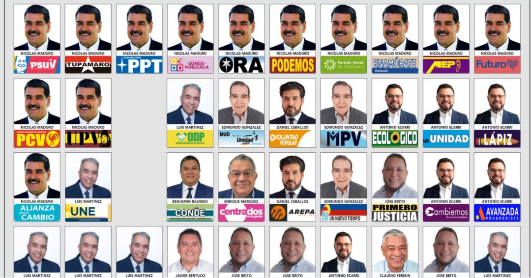 Quiénes son los 10 candidatos a la presidencia de Venezuela