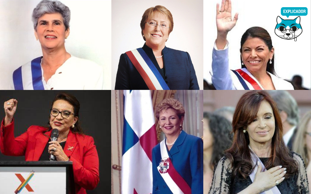Los países de América Latina que han elegido a una mujer como presidenta