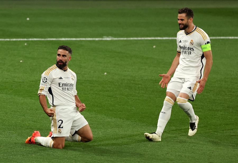 0-2. El Real Madrid campeón de la Champions League: Carvajal y Vinícius brindan la Decimoquinta a los merengues