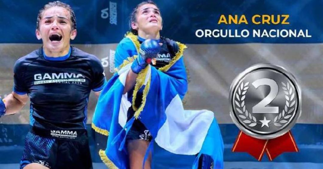 La jinotepina Ana Cruz gana la primera medalla de oro para Nicaragua en el mundial de Artes Marciales Mixtas